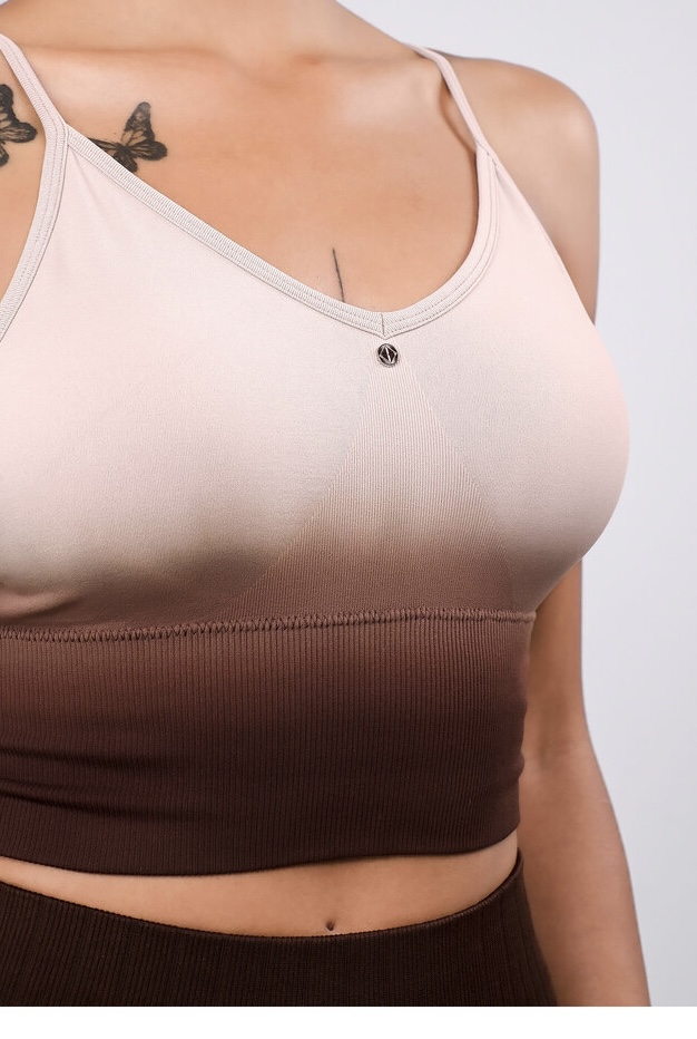 JK01 SIGNATURE BRATOP BROWN GRADATION サイズ: XS