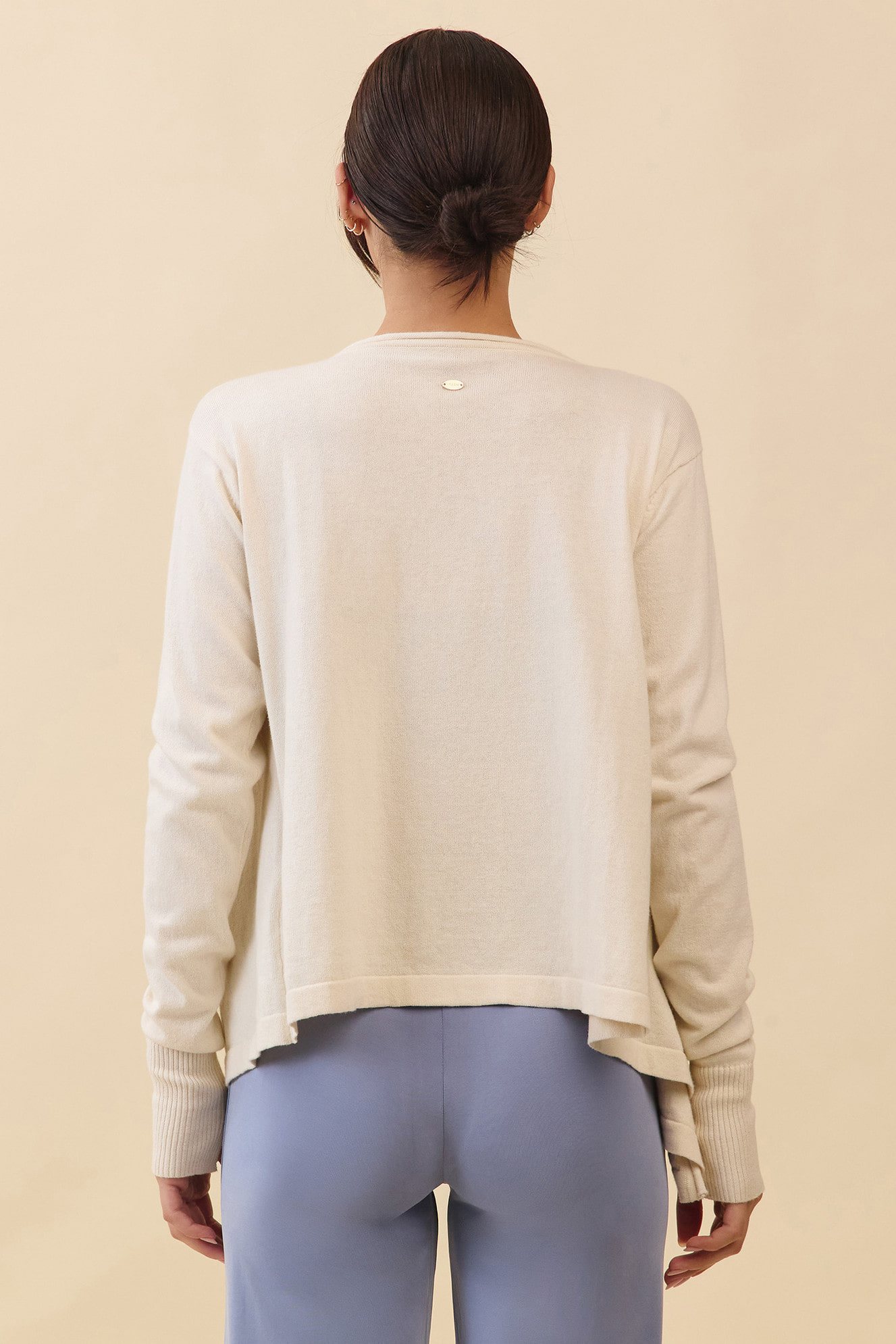 SC233 WRAP-TIE CARDIGAN CREAM  サイズ: F