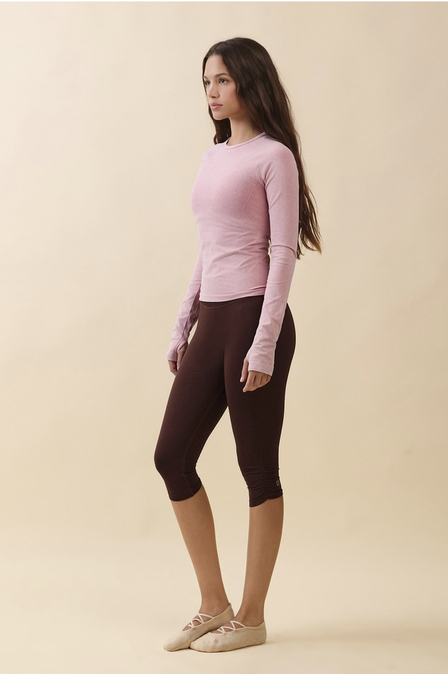 TL131 ALL-DAY LONG TEE MAUVE PINK FADE サイズ: S/M