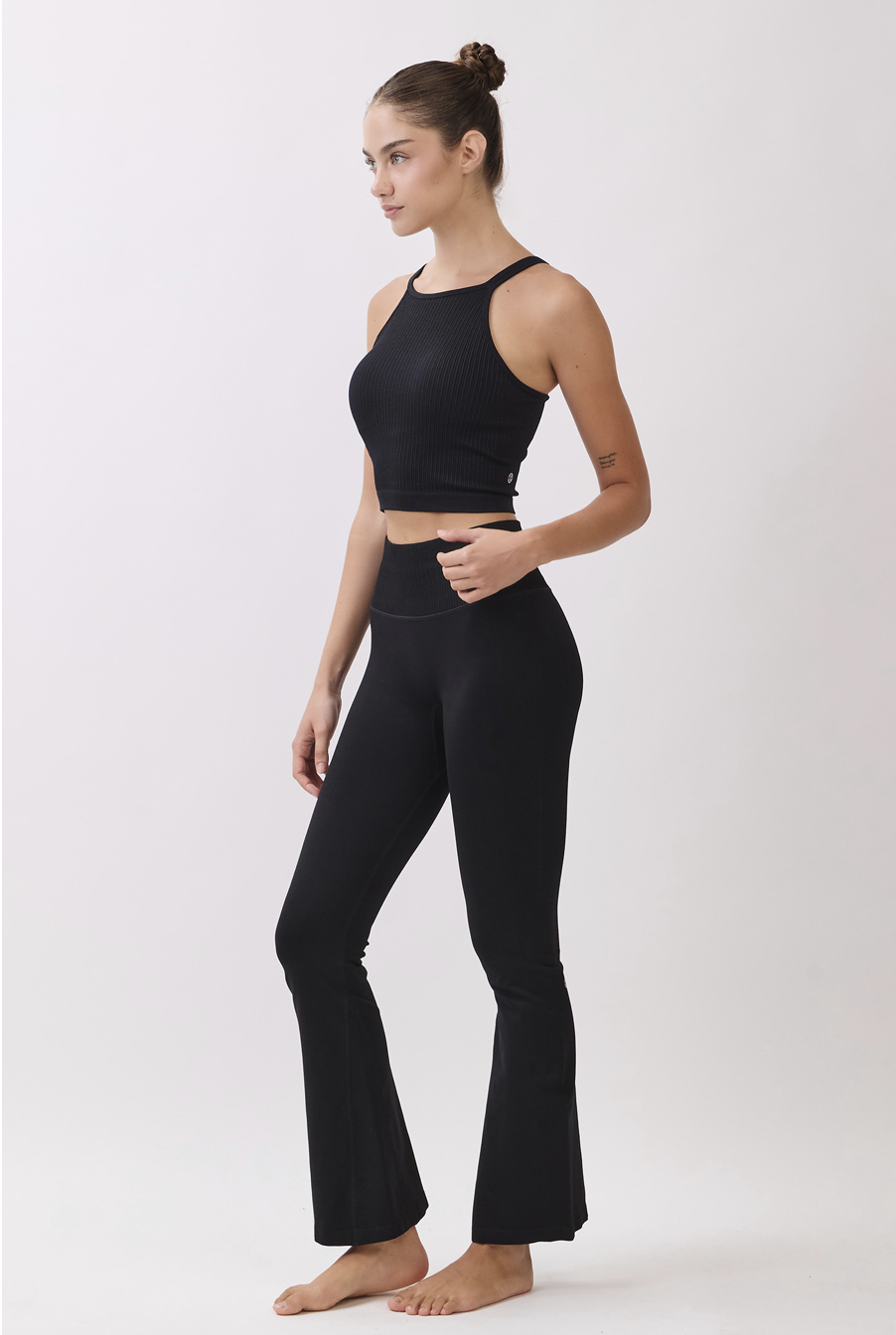 TB039 SPIRAL TANK BLACK サイズ: S/M