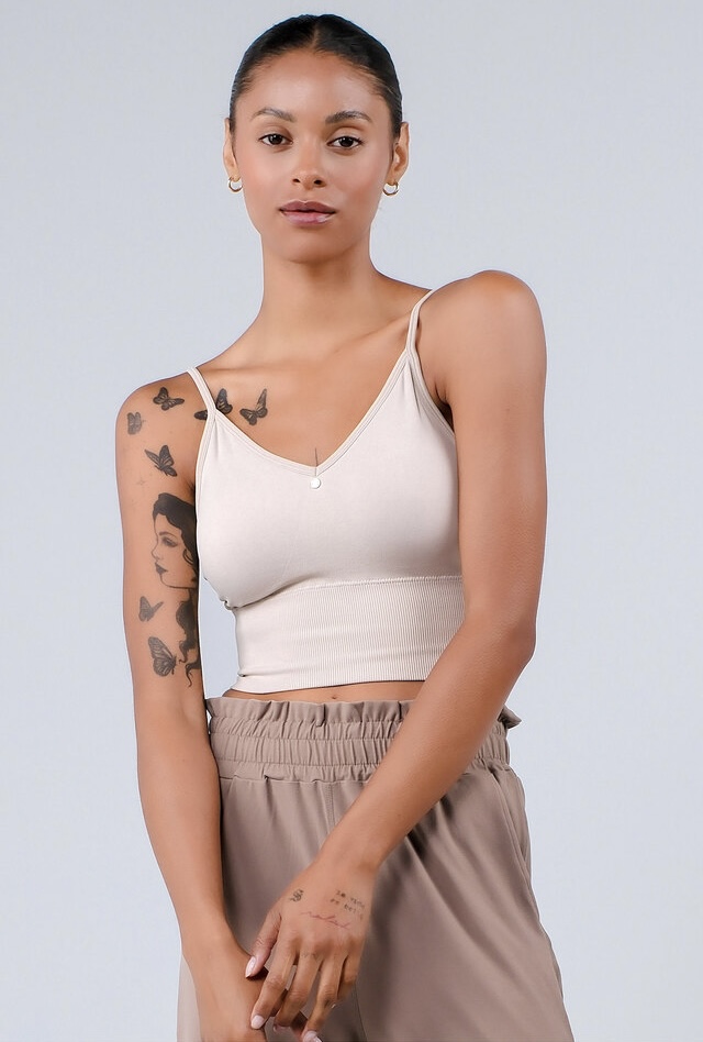 JK01 SIGNATURE BRATOP BEIGE サイズ: XS