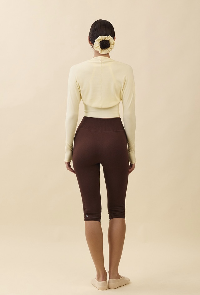 TC183 MELLOW BOLERO + SCRUNCH YELLOW SOLID サイズ: F