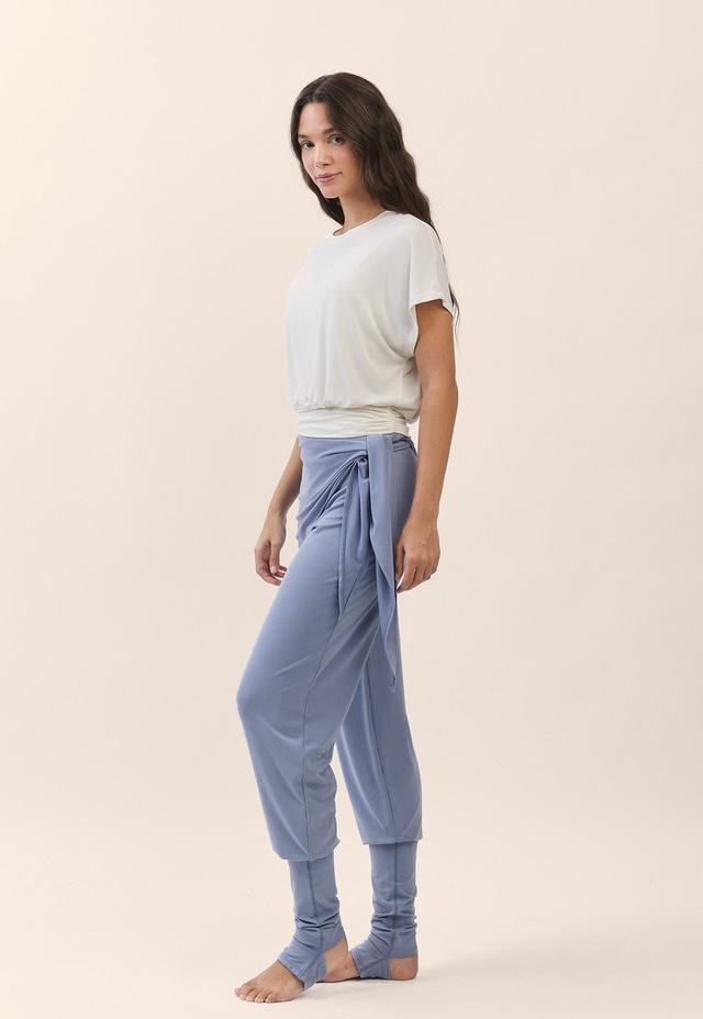 TS124 SHAPE BANDING CROP TEE IVORY SOLID サイズ: SS