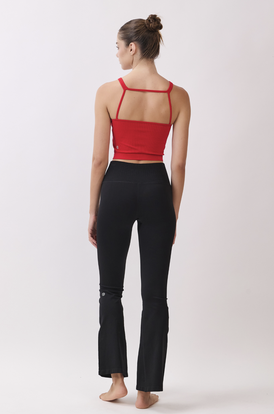 TB039 SPIRAL TANK RED サイズ: S/M