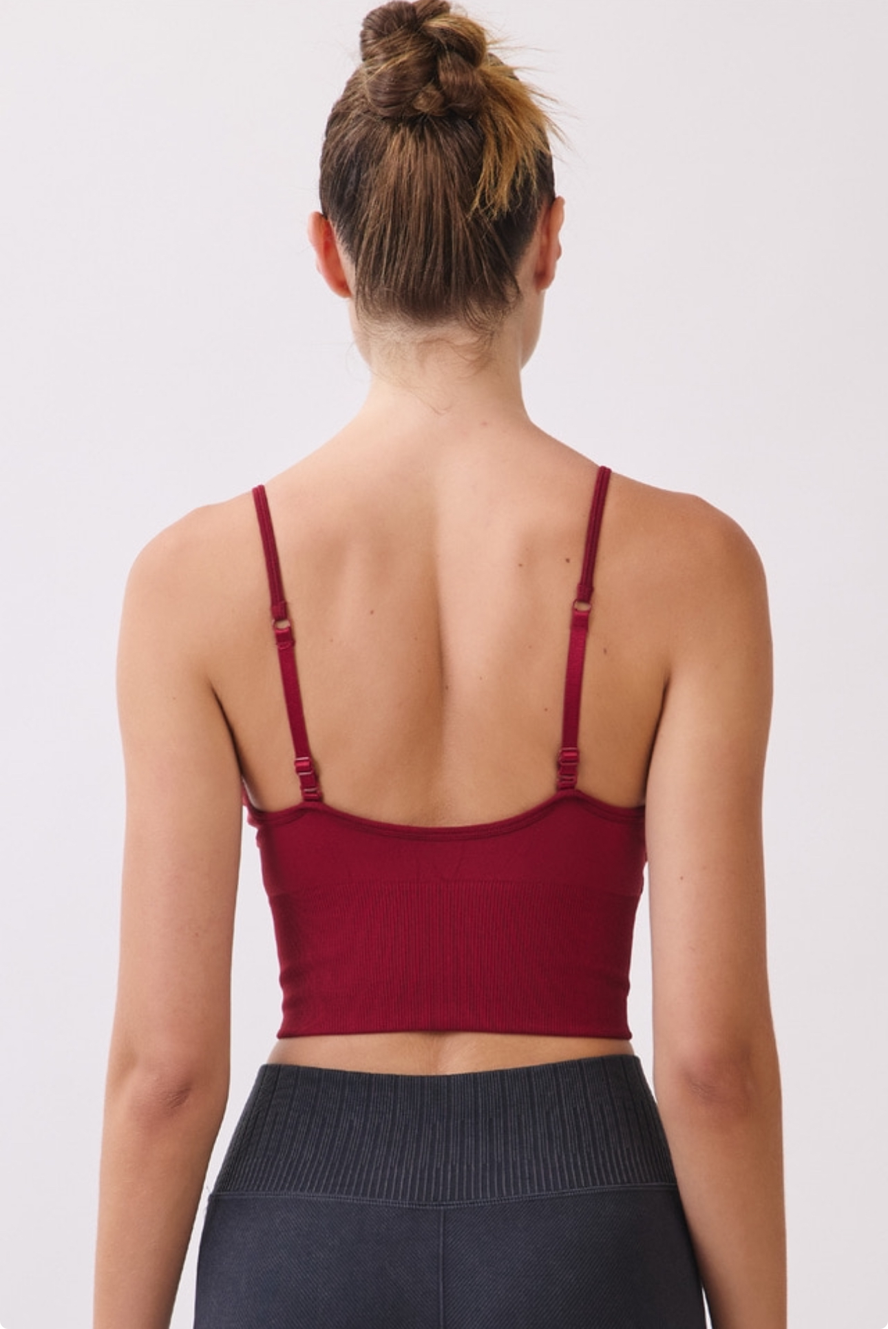 JK01 SIGNATURE BRATOP BURGUNDY サイズ: XS