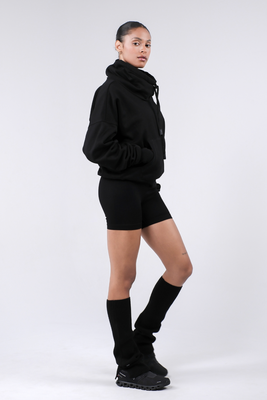 TP142 MINI HOODIE BLACK サイズ: F