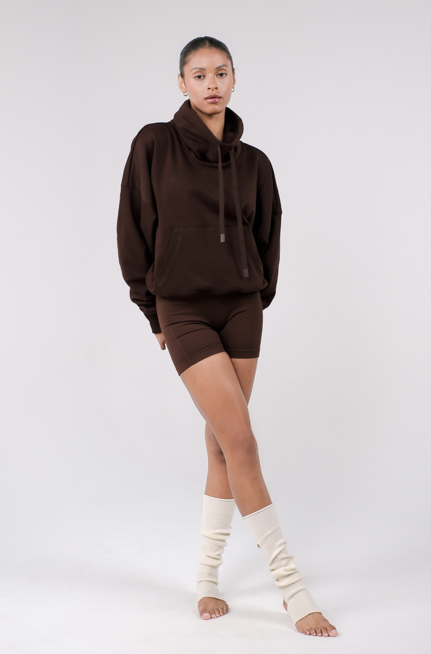 TP142 MINI HOODIE BROWN サイズ: F