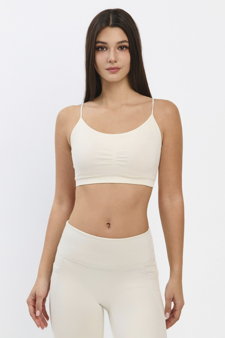 TB044 SEAMLESS BRATOP IVORY