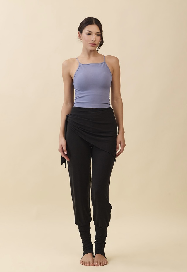 TT026 SPAGHETTI STRAP TANKTOP ASH BLUE SOLID サイズ: S/M