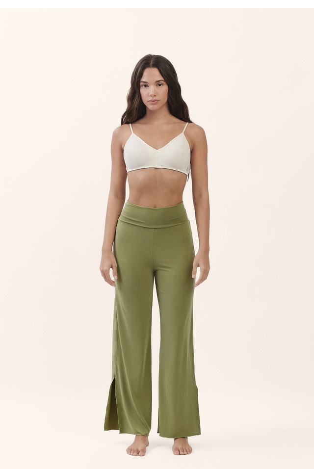 PJ485 RELAX PANTS OLIVE SOLID サイズ: SS