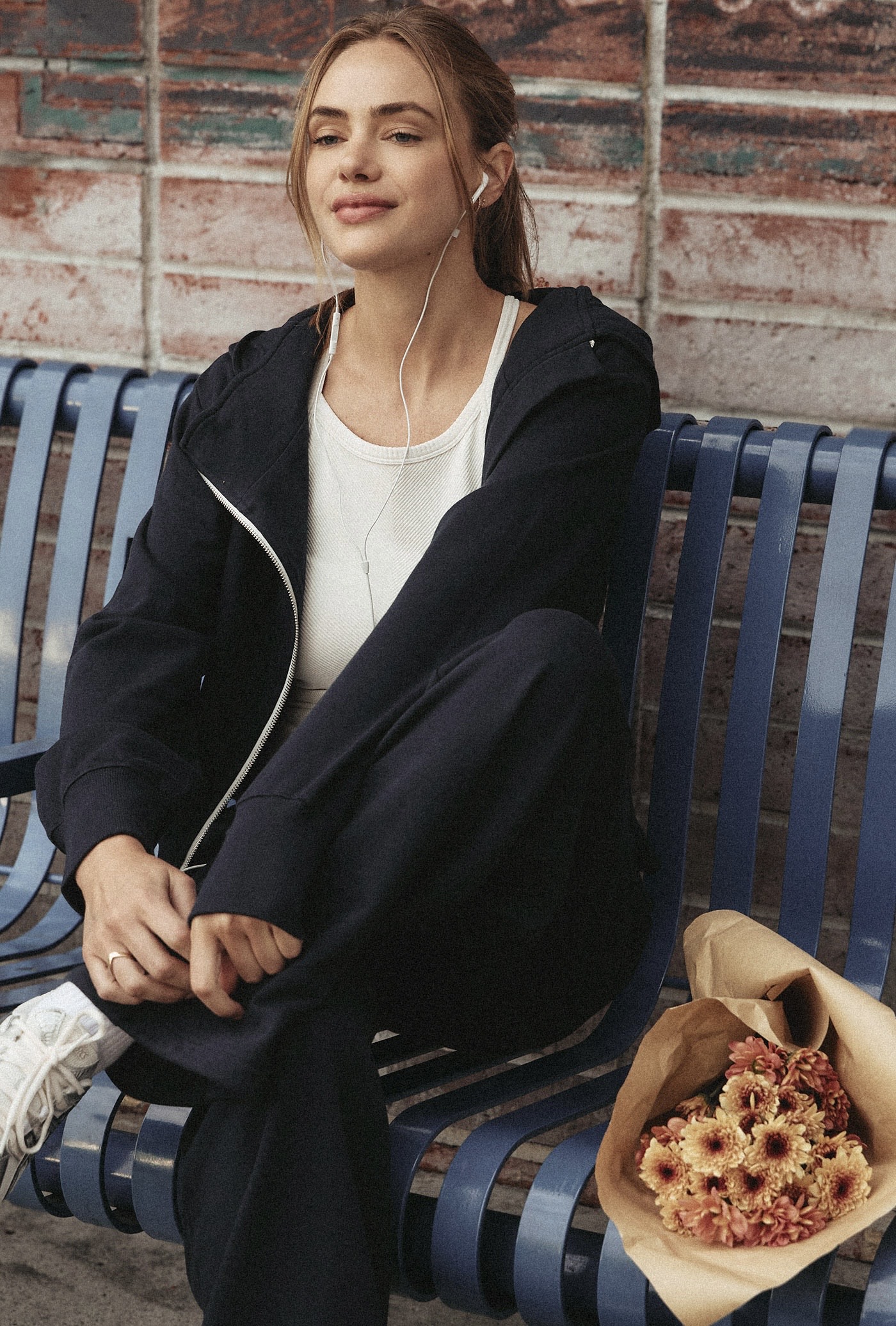 OZ355 HOODED ZIP-UP JAKET NAVI SOLID サイズ: SS