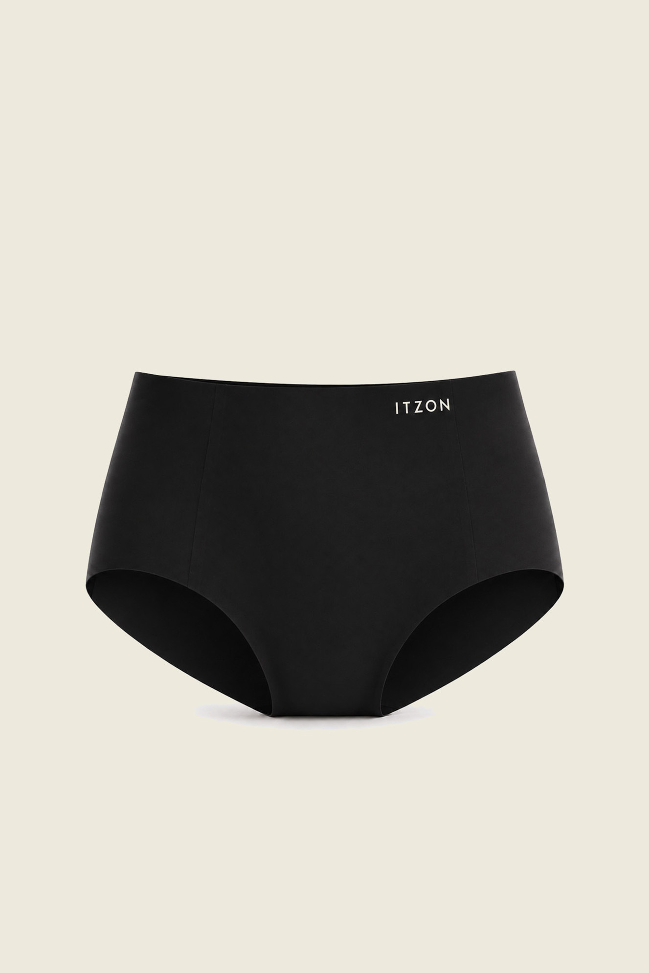 IB601 SEAMLESS BRIEF BLACK SOLID
