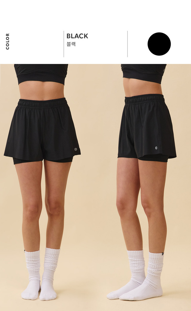 PH466 EASY ACTIVE SHORT PANTS BLACK SOLID サイズ: S
