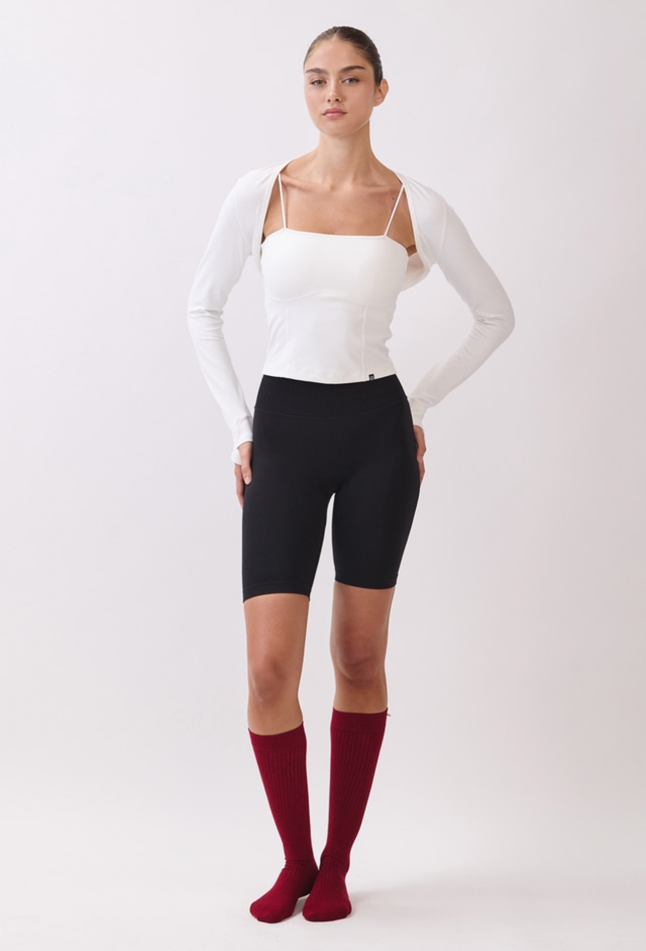 TT023 JERSEY TANK TOP WHITE サイズ: S/M