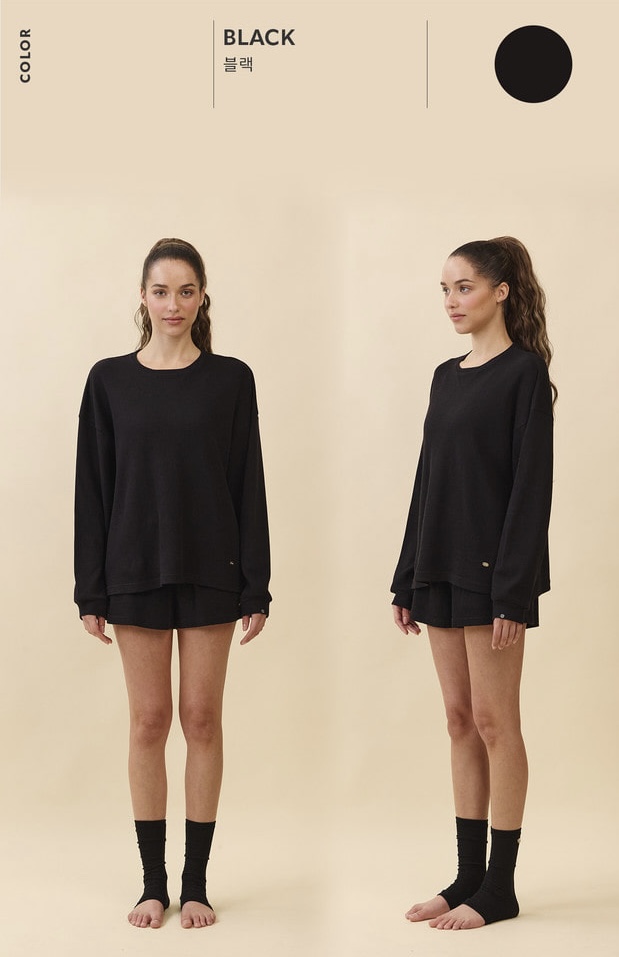 PH467 WAFFLE LOUNGE SHORT PANTS BLACK SOLID サイズ: S