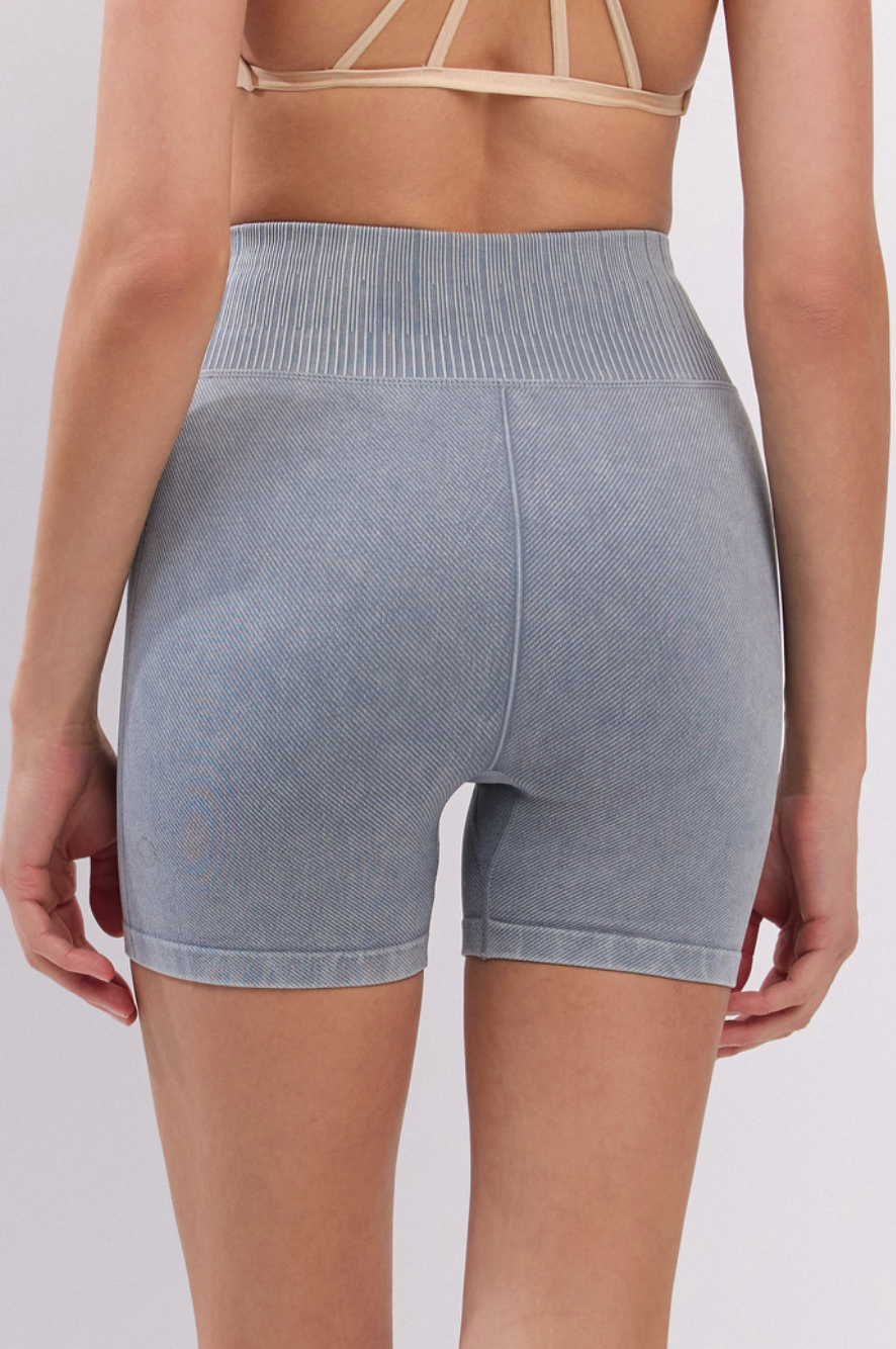 PS020 TWILL 3/4 LEGGINGS GRAY FADE サイズ: S/M