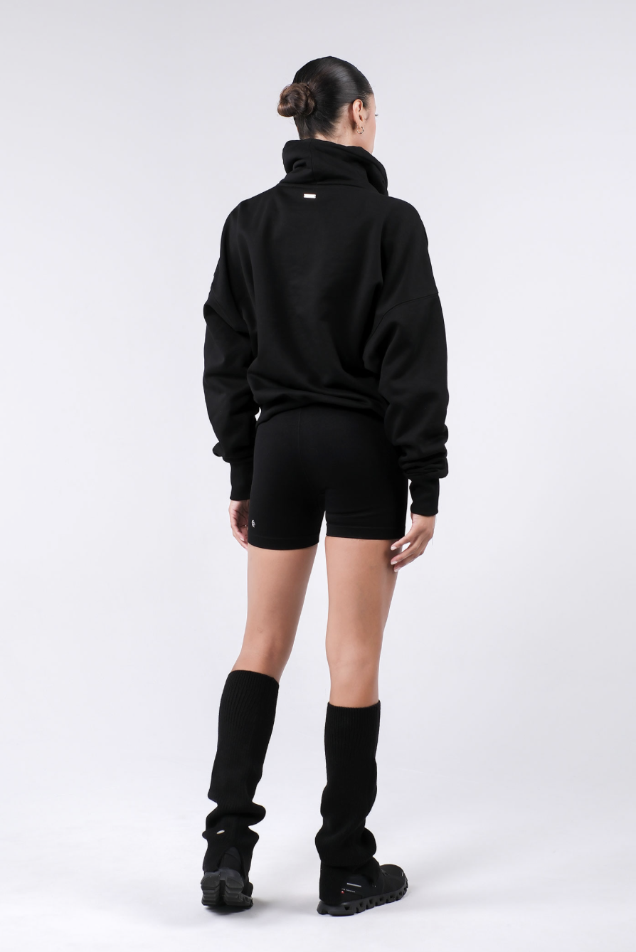 PS441 DOUBLE 3/4 SHORTS BLACK サイズ: S/M