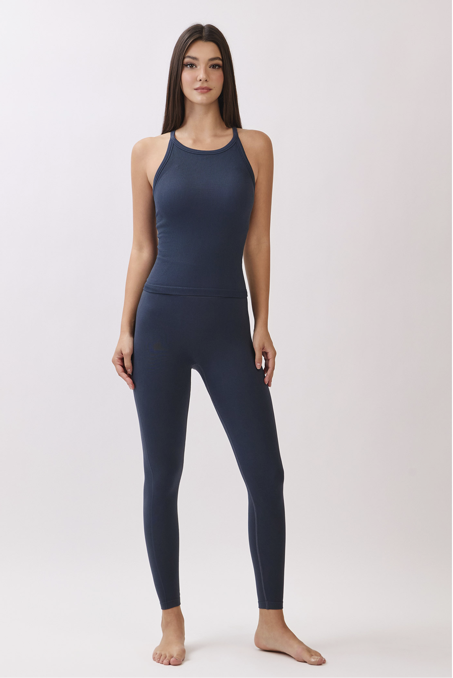 TT002 SIGNITURE HALTER TANK D.GRAY サイズ: S/M