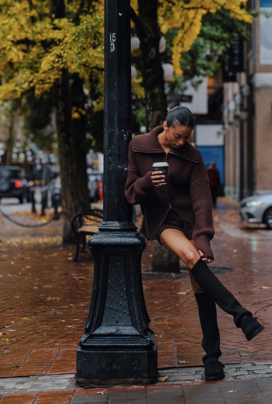 AZ588 KNIT LEG WARMER BLACK サイズ: F