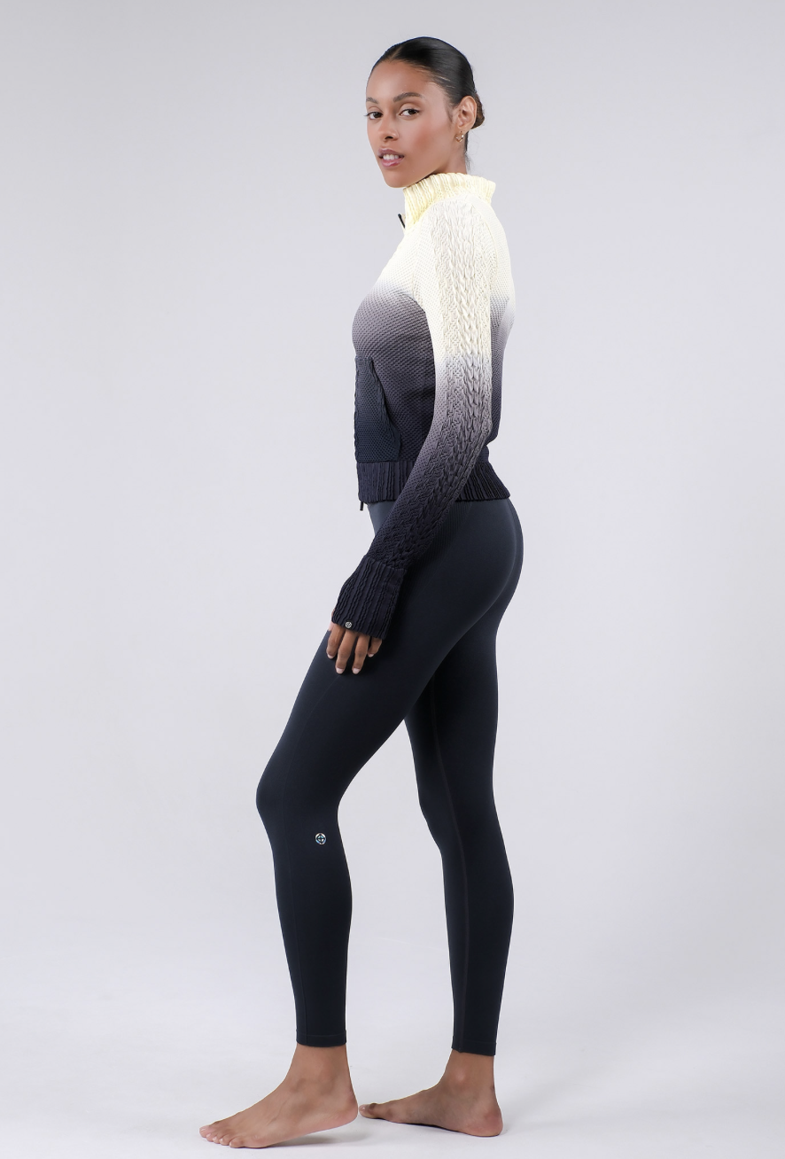 PL411 SEAMLESS LEGGINGS D.GRAY サイズ: S/M