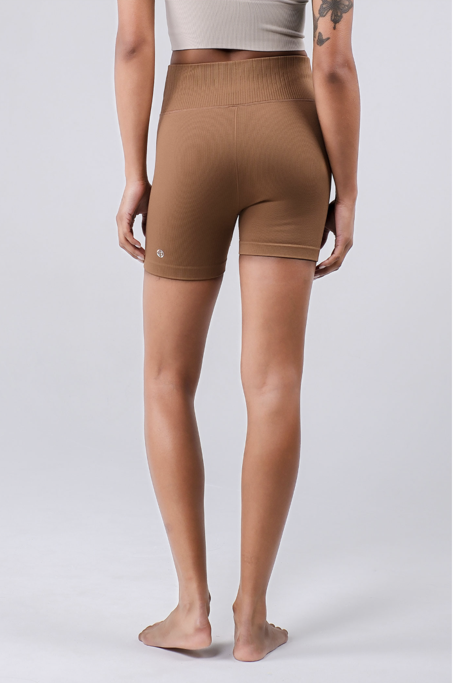 PS441 DOUBLE 3/4 SHORTS MOCHA サイズ: S/M