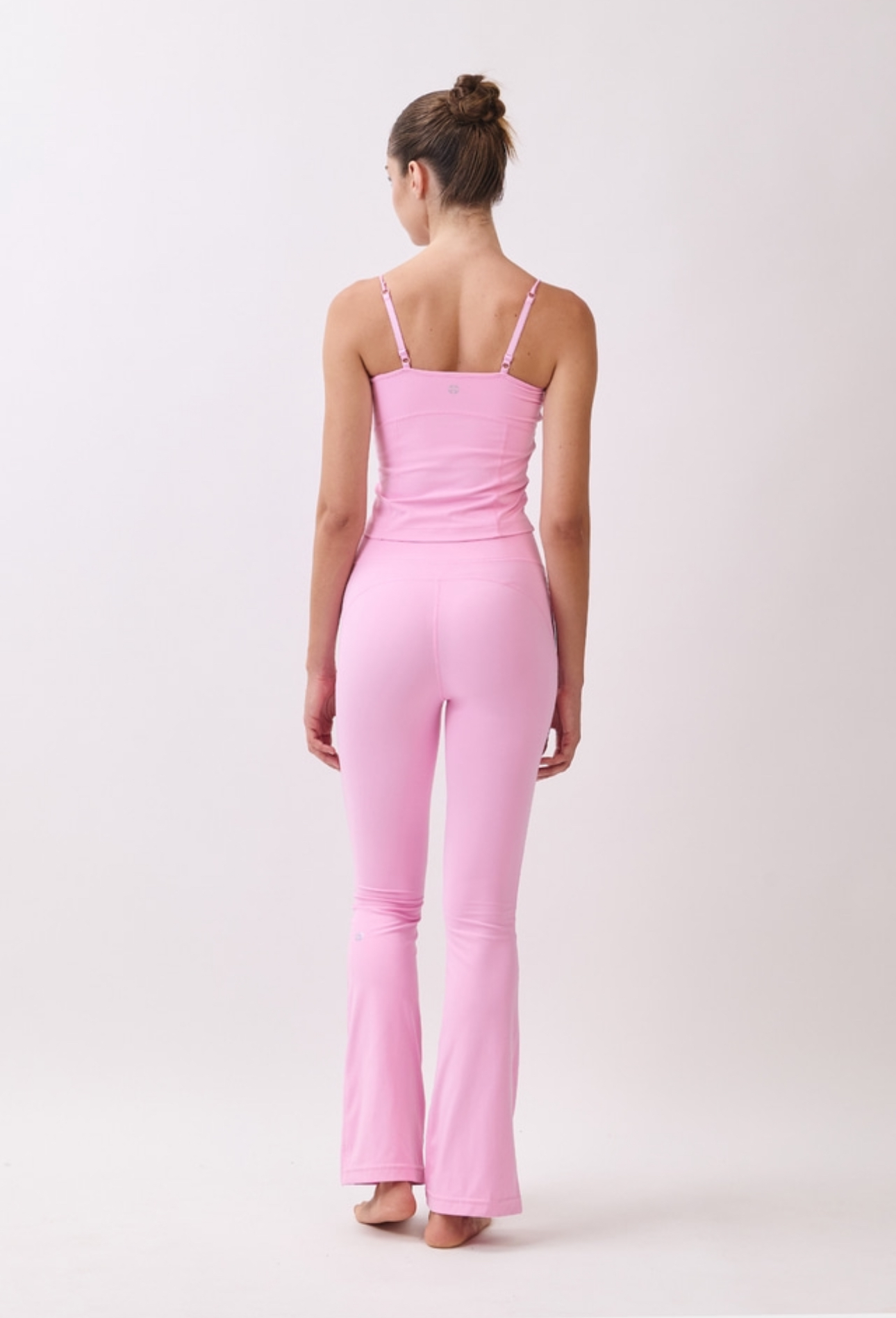 PL412 FLARE LEGGINGS PINK サイズ: S/M