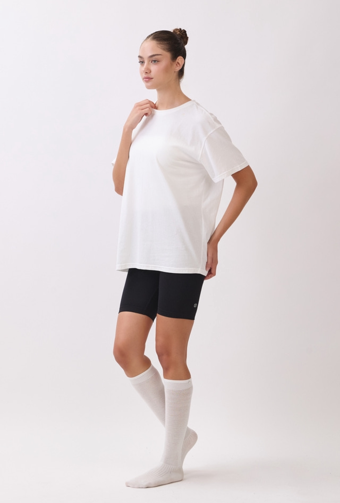 TS114 BRUSHED T-SHIRT IVORY サイズ: F