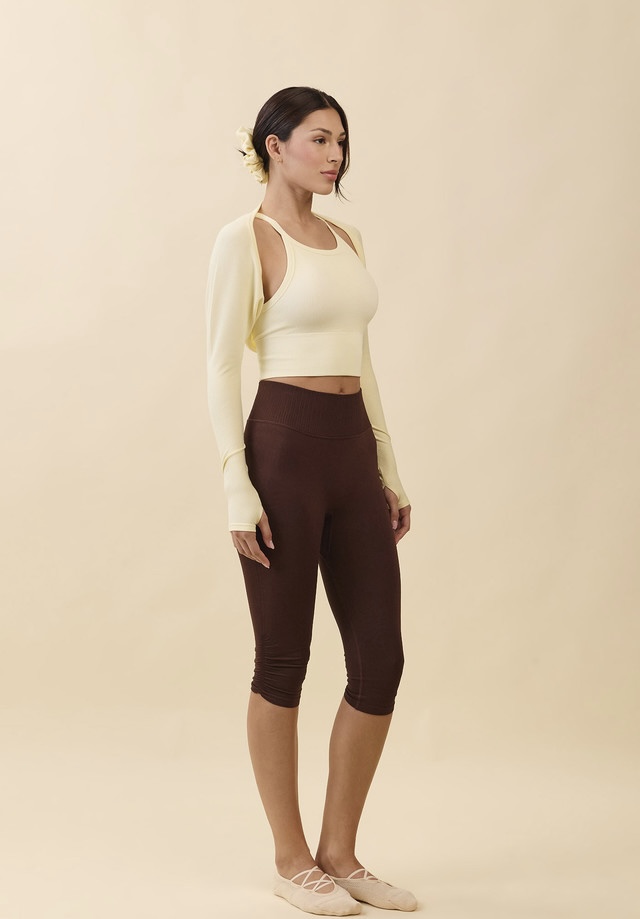 TC183 MELLOW BOLERO + SCRUNCH YELLOW SOLID サイズ: F