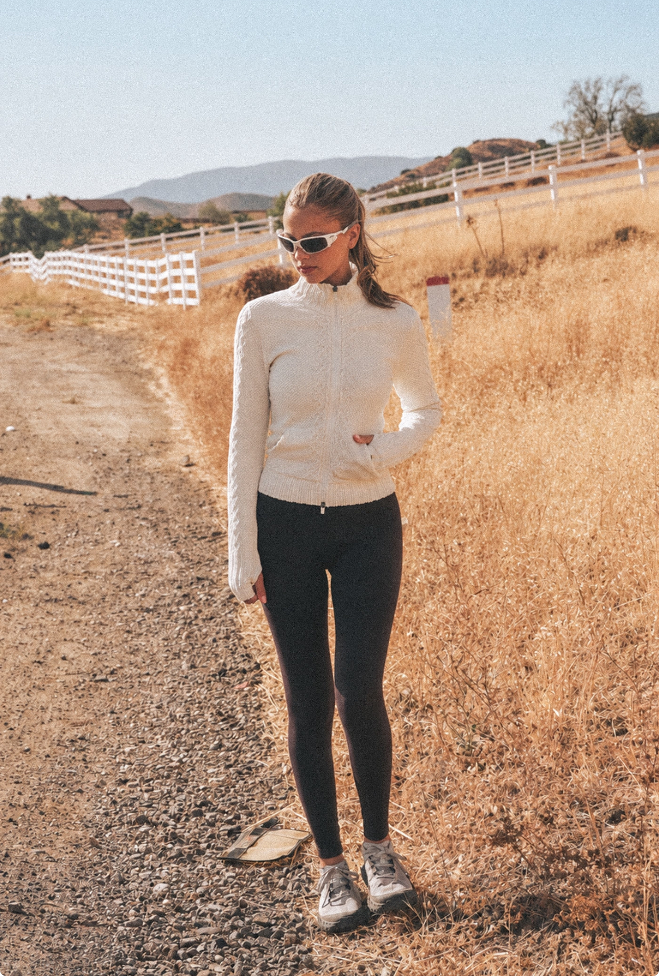 TZ151 SPONGE ZIP-UP IVORY FADE サイズ: S/M