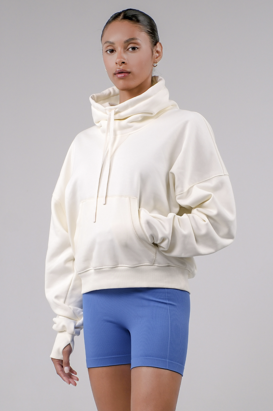 TP142 MINI HOODIE IVORY サイズ: F