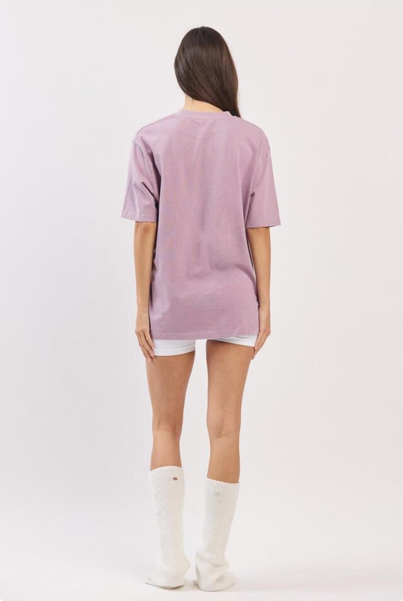 TS108 WASHED LOGO T-SHIRTS LAVENDER FADE サイズ: S/M