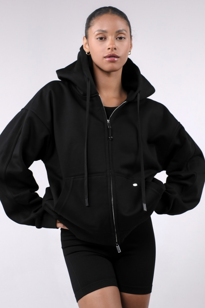 TZ152 ZIP-UP HOODIE BLACK サイズ: ONESIZE