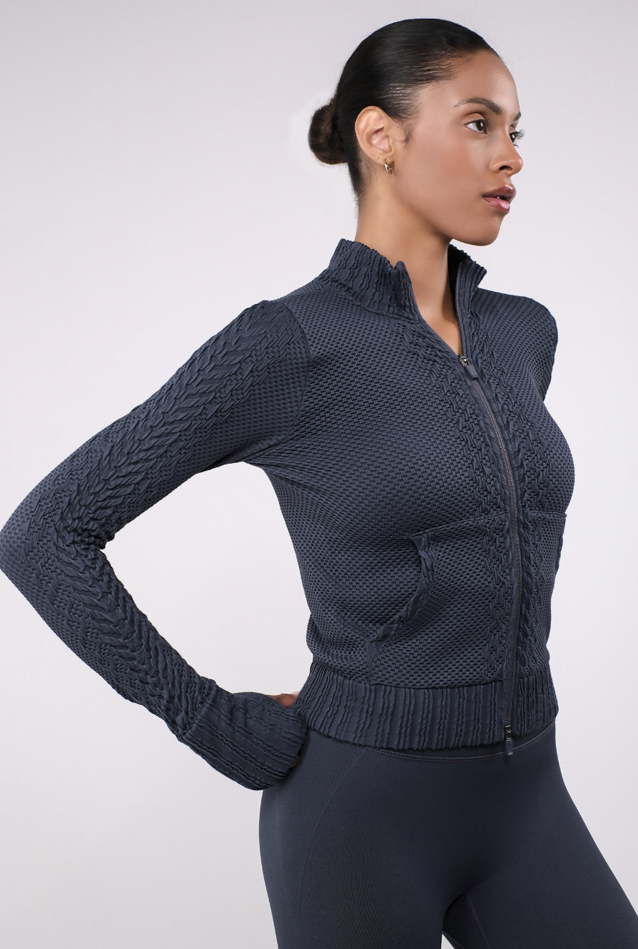 TZ151 SPONGE ZIP-UP D.GRAY サイズ: S/M