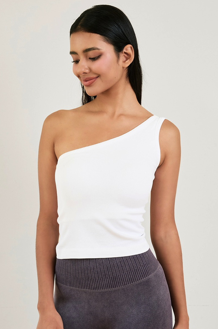 [50%OFF] TT020 ILLUSION TANK TOP WHITE