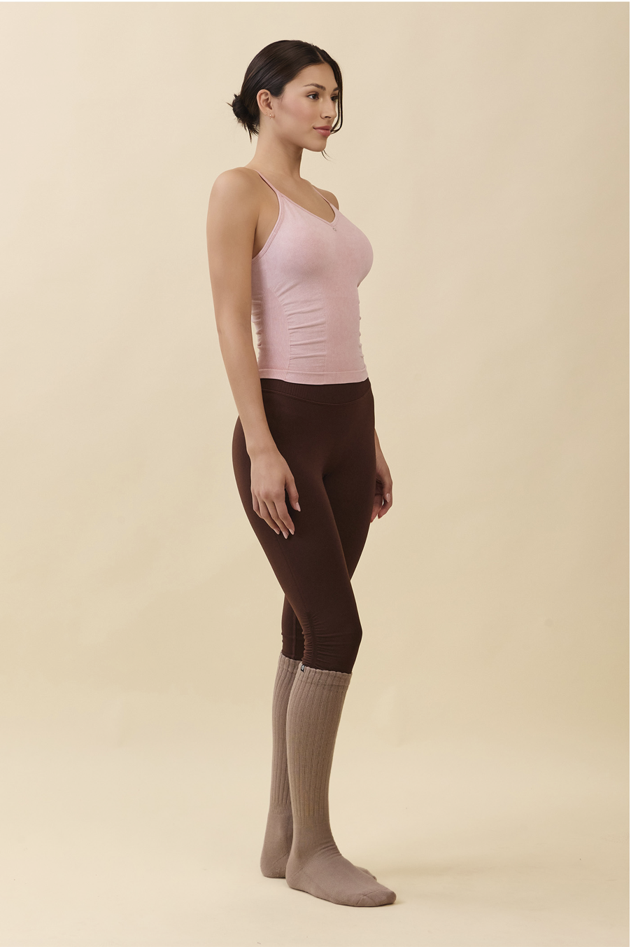 TT010 SIGNATURE TANK TOP MAUVE PINK FADE サイズ: S/M