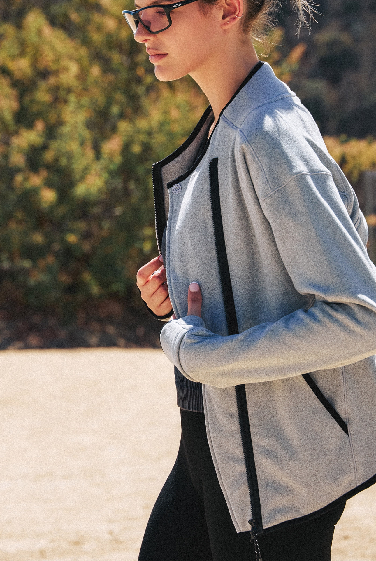 OZ351 ASYMMETRIC ZIP FLEECE JACKET サイズ: SS