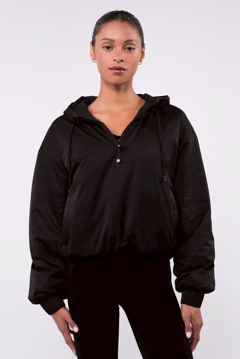 JD331 PADDED ANORAK BLACK