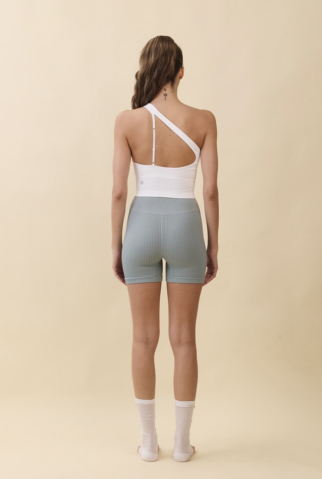 PS021 THERMO 3/4 LEGGINGS D.MINT SOLID サイズ: S/M