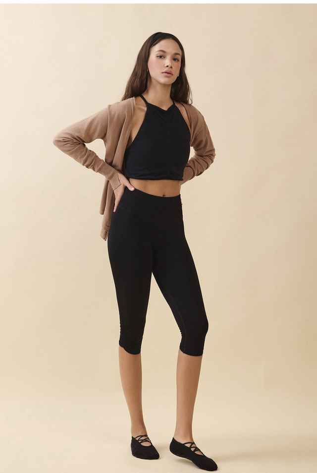 TB045 HALTER DRAPE TANKTOP BLACK SOLID サイズ: S/M