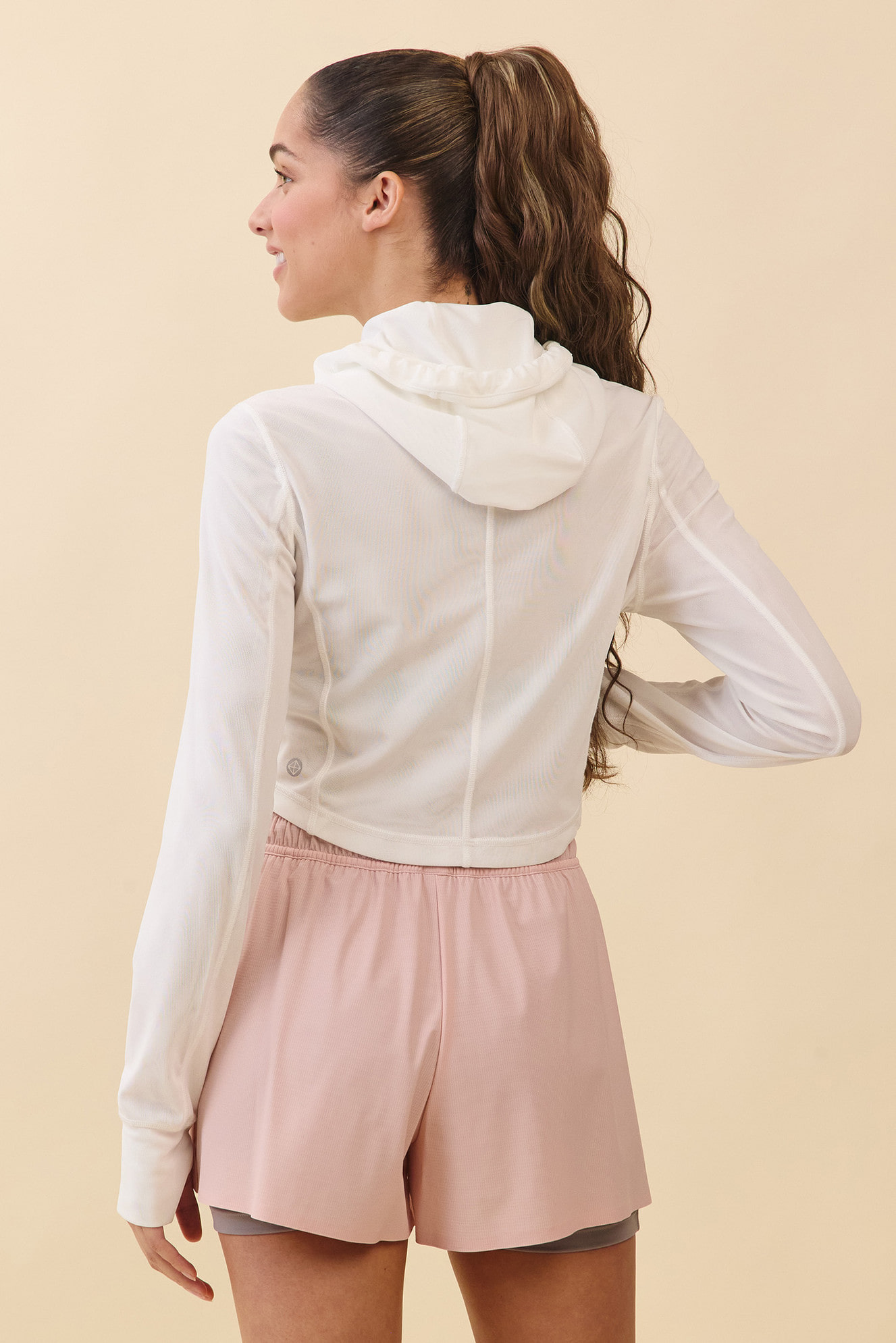 JP323 SOFT FIT ZIP - UP WHITE SOLID サイズ: S