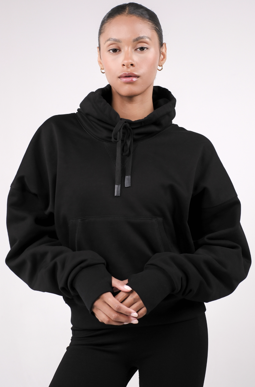 TP142 MINI HOODIE BLACK サイズ: F