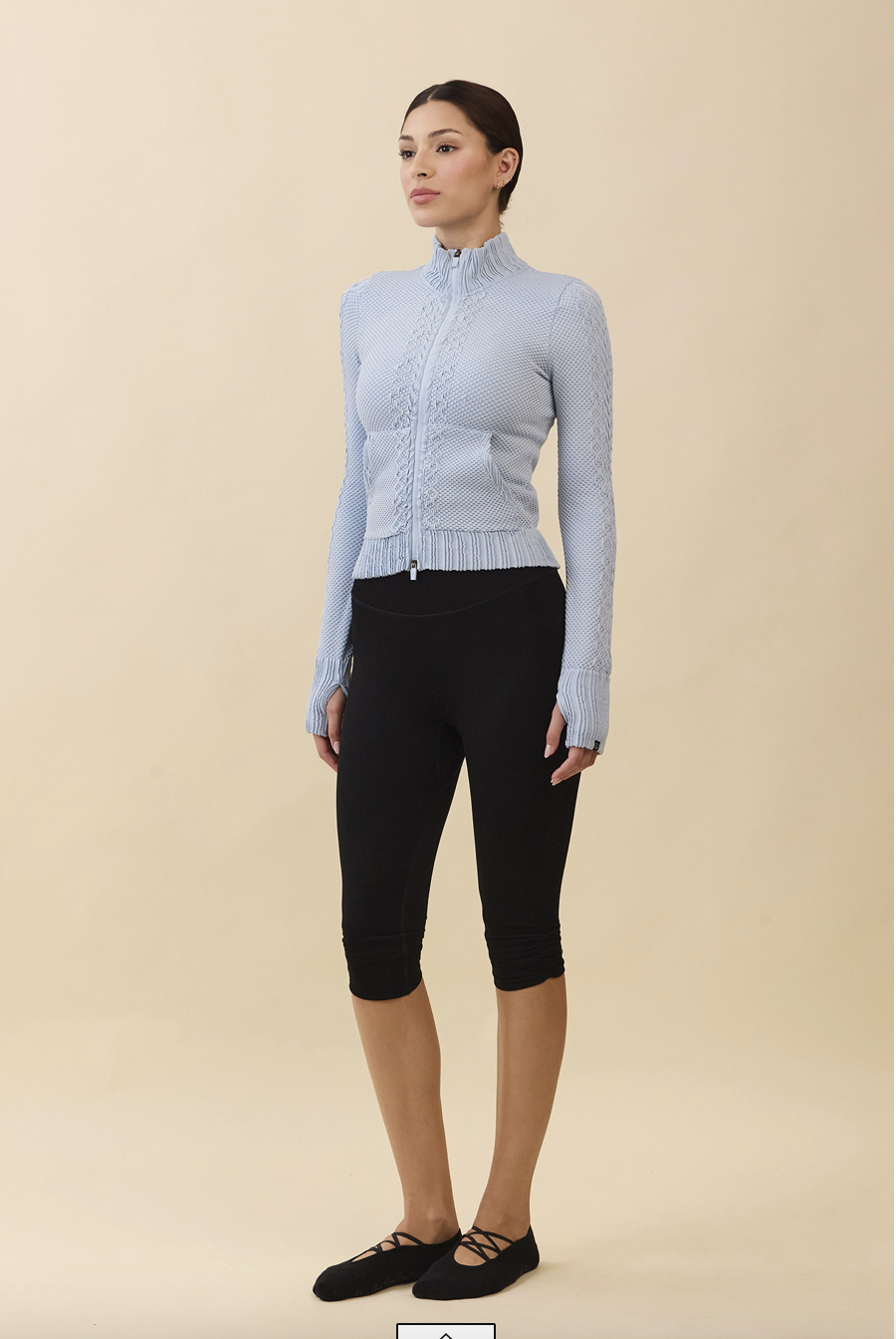 TZ151 SPONGE ZIP-UP SKY BLUE FADE サイズ: S/M