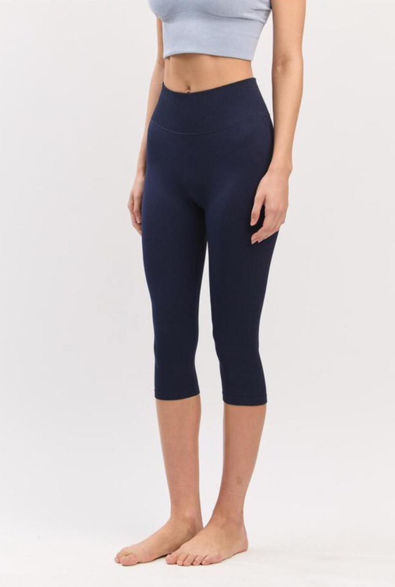 PL407 DOUBLE 7/8 LEGGINGS D.NAVY サイズ: S/M