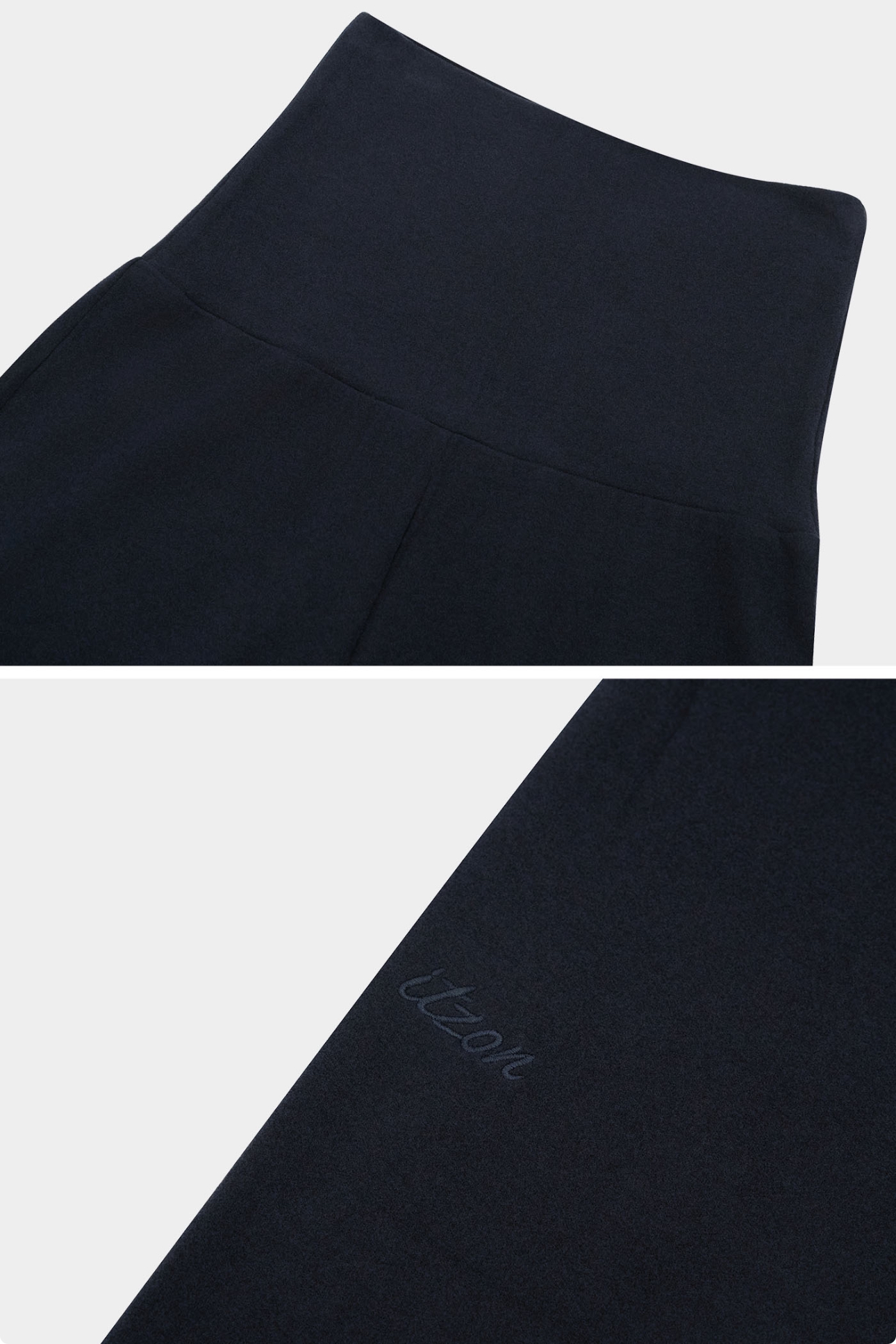 PL454 MICRO STRAIGHT-LEG PANTS NAVY SOLID サイズ: SS