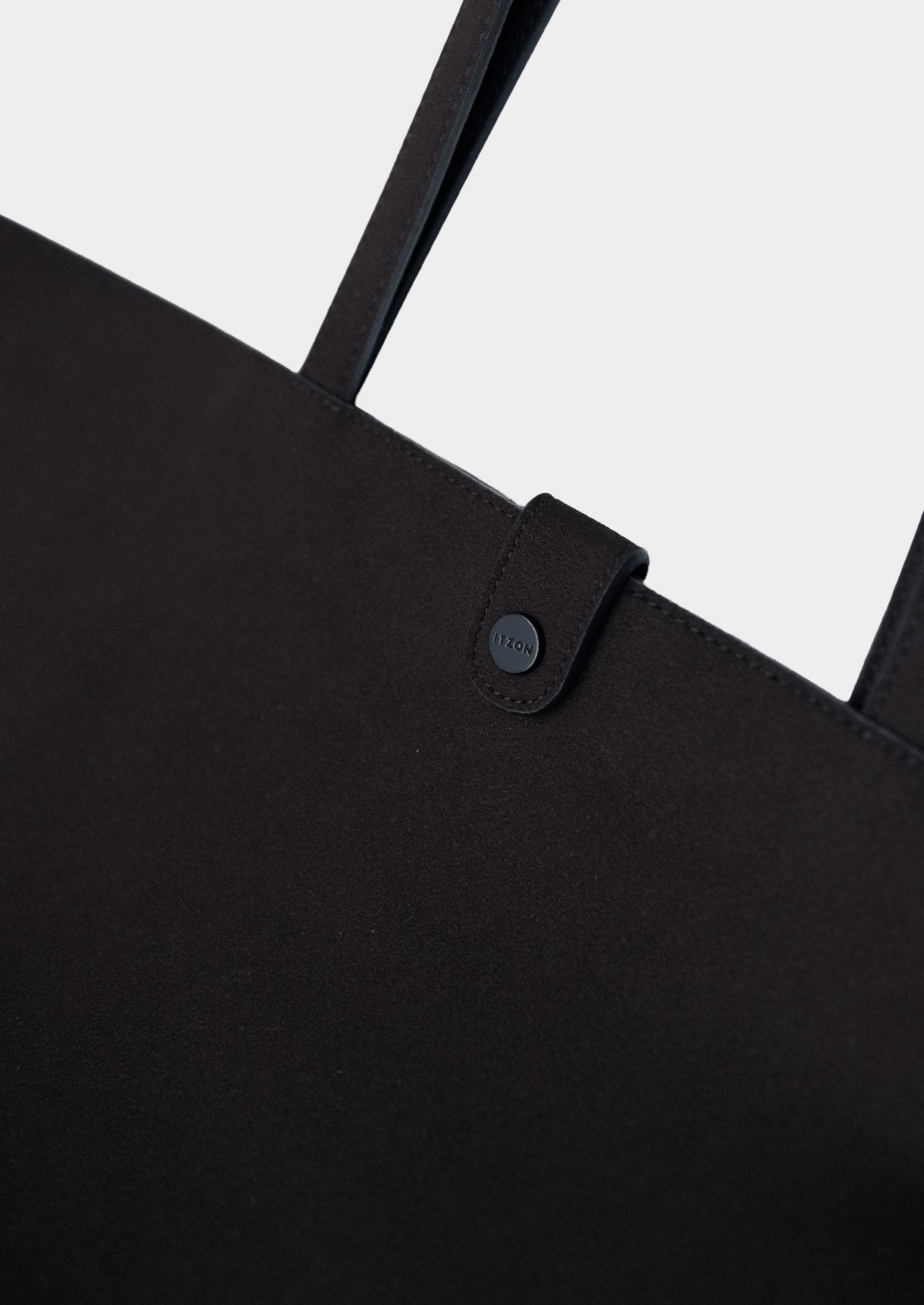 AB505 SUEDE SHOULDER BAG BLACK