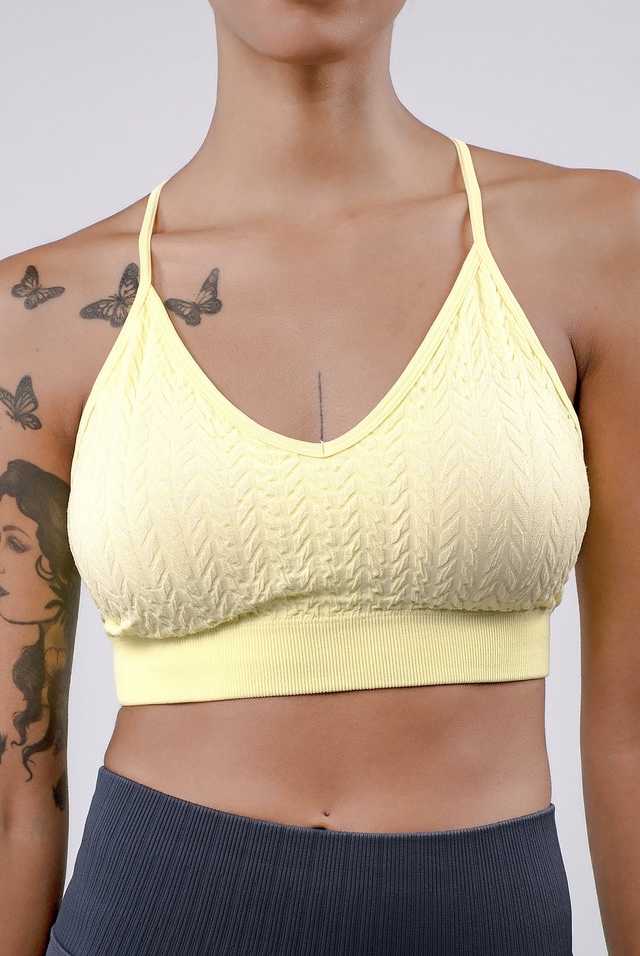 TB015 DREAM BRA YELLOW サイズ: S/M