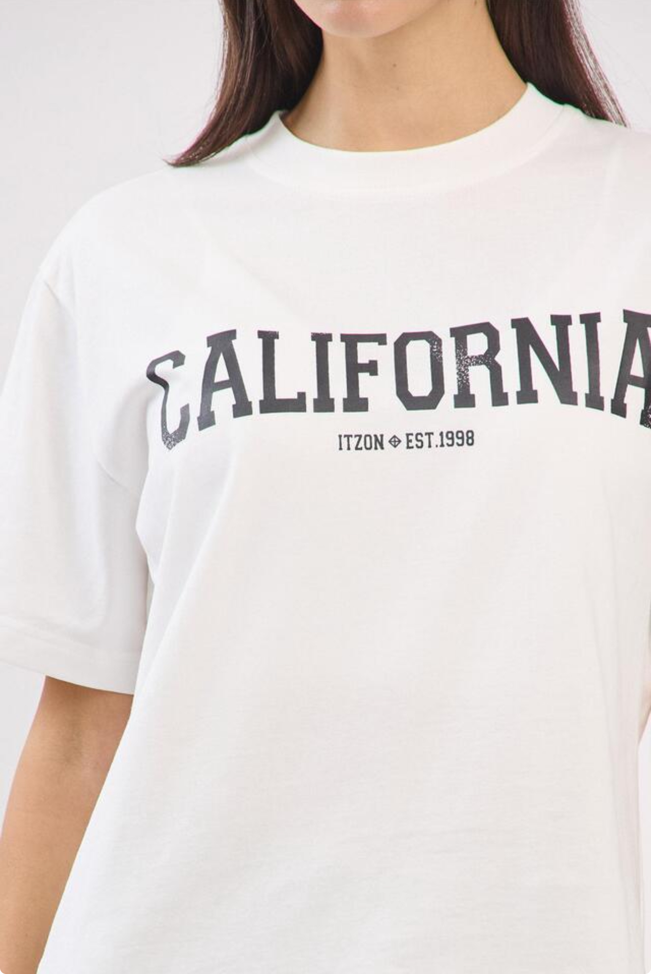 TS108 WASHED LOGO T-SHIRTS WHITE サイズ: S/M