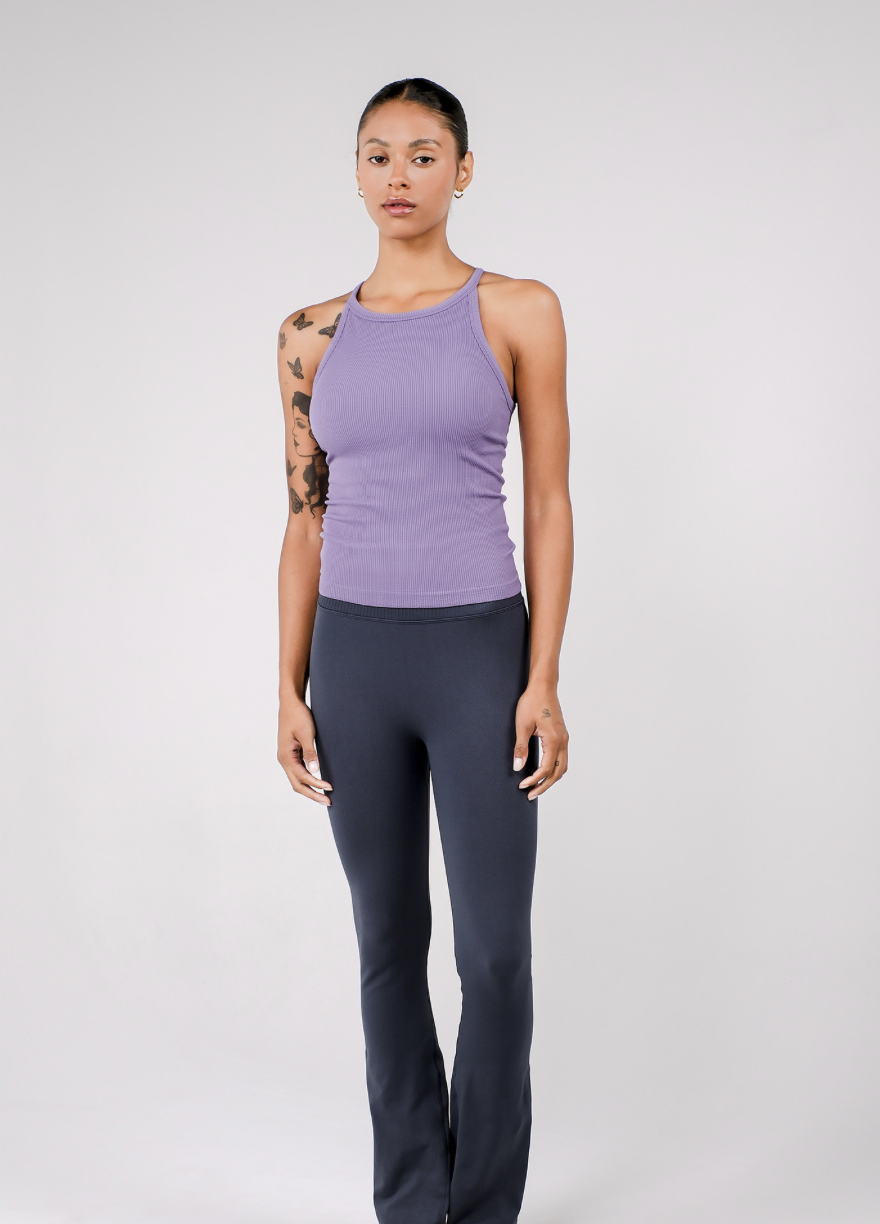 TT002 SIGNITURE HALTER TANK PURPLE サイズ: S/M