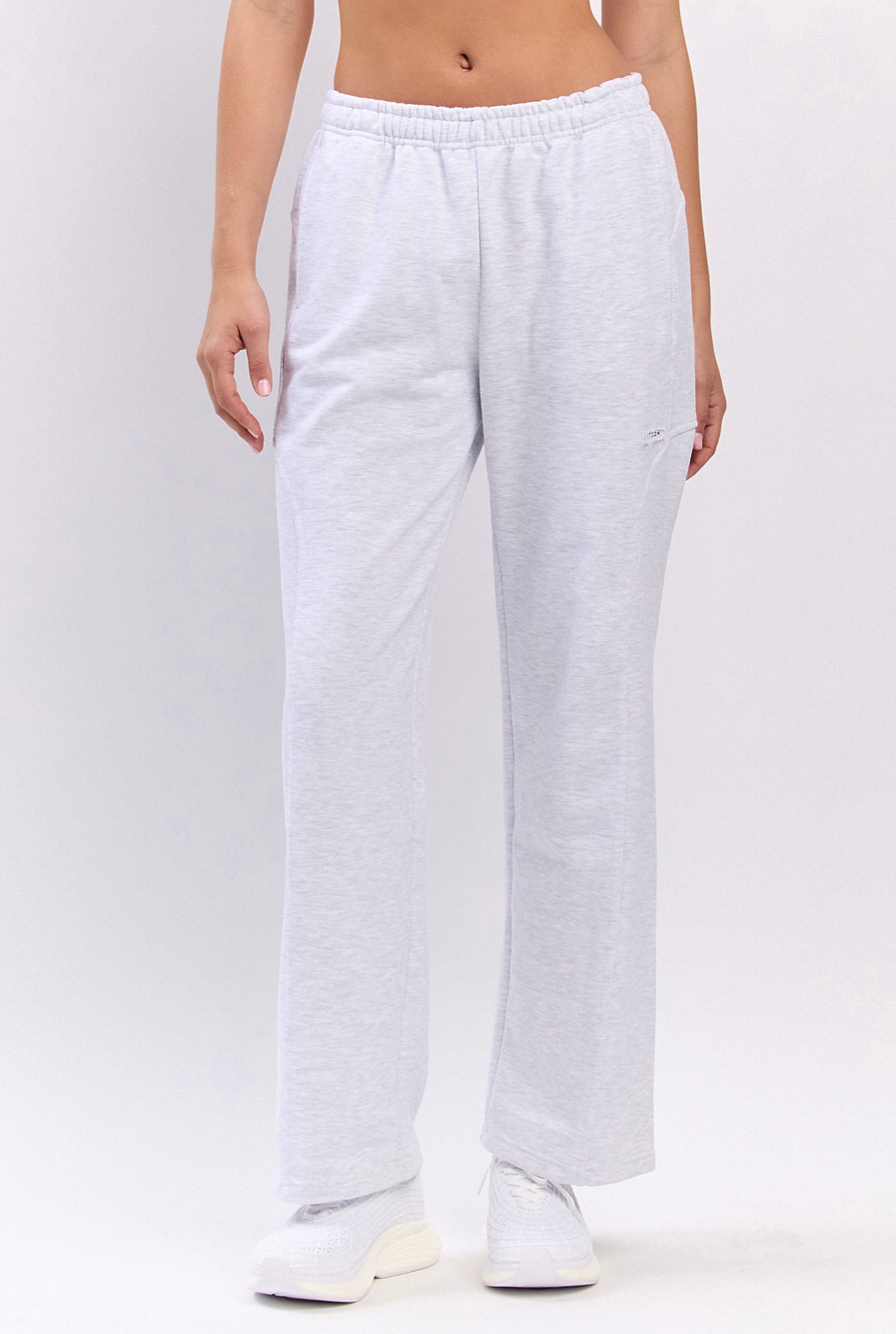 PJ461 RIBBED BLOCK PANTS L.GRAY サイズ: ONESIZE