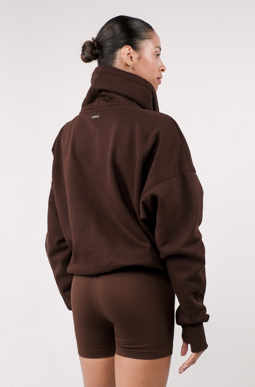 TP142 MINI HOODIE BROWN サイズ: F
